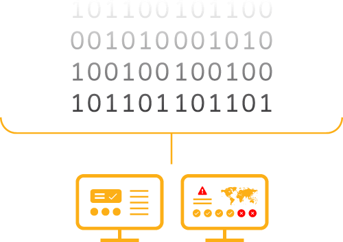Image showing data being turned into beautiful dashboards