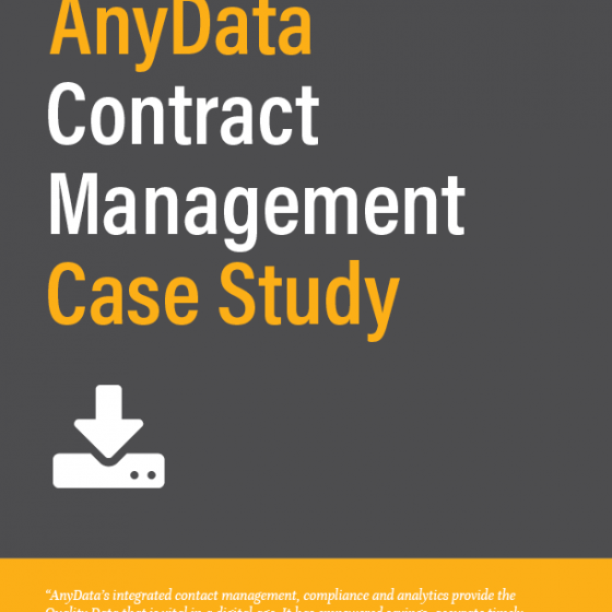 AnyData Contract Management Case Study Icon