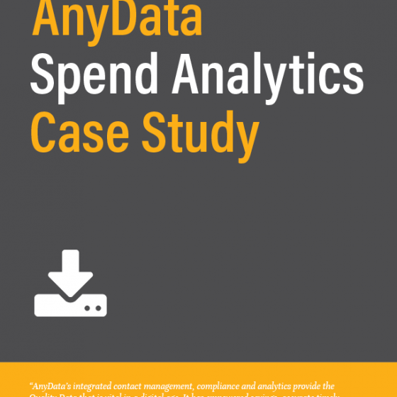 AnyData Spend Analytics Case Study Icon